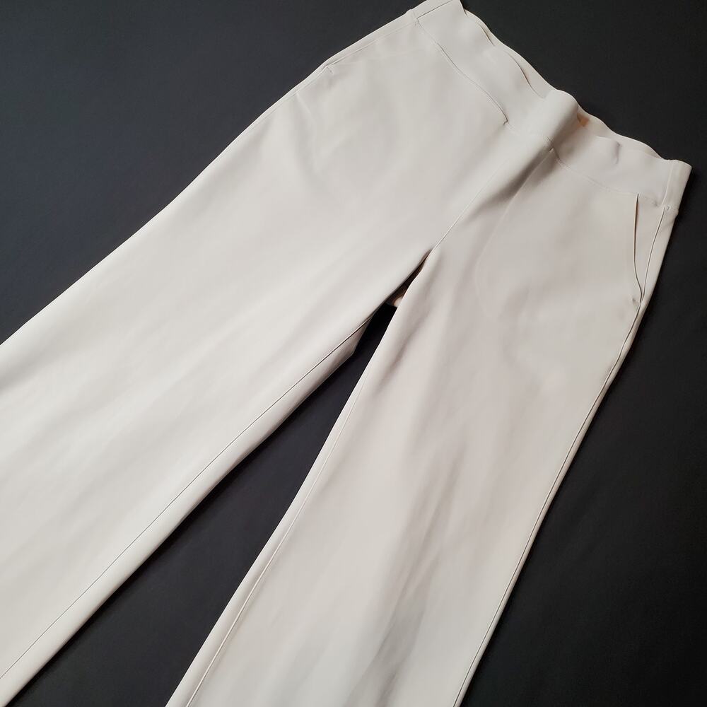 Epoque Evolution Women's Size 8 Minimalist Trouser Wide Leg Split Hem Gray